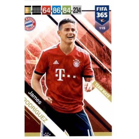 James Rodríguez Bayern München 115 FIFA 365 Adrenalyn XL