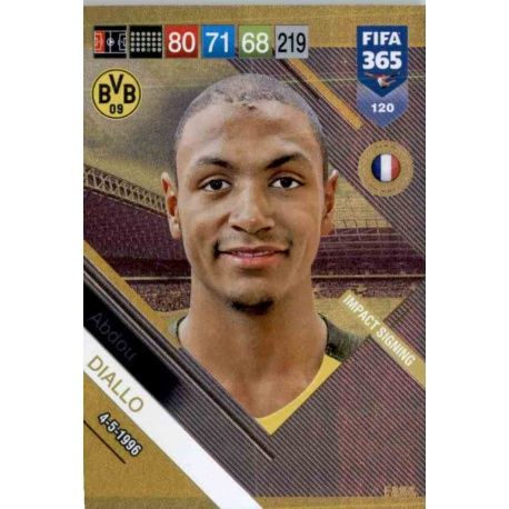 Abdou Diallo Impact Signing 120 FIFA 365 Adrenalyn XL