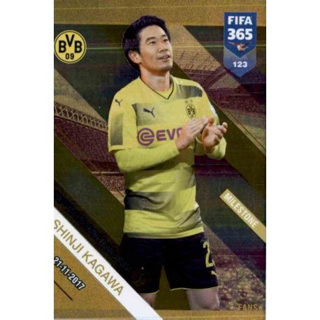 Shinji Kagawa Borussia Dortmund Milestone 123 FIFA 365 Adrenalyn XL