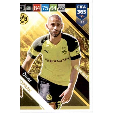 Ömer Top Masterrak Borussia Dortmund 126 FIFA 365 Adrenalyn XL