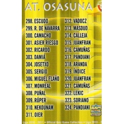 Indice Básica Osasuna 319