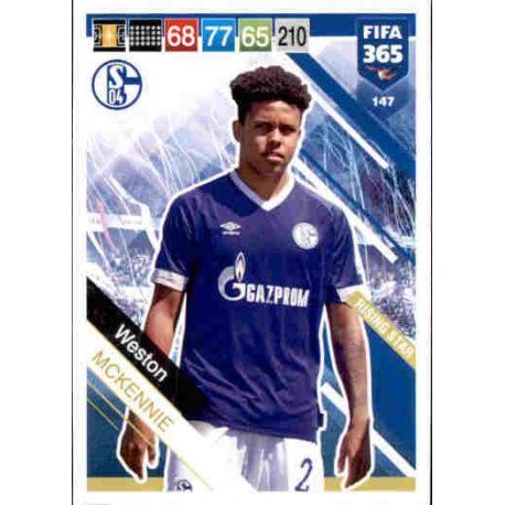 Weston McKennie Schalke 04 Rising Star 147 FIFA 365 Adrenalyn XL