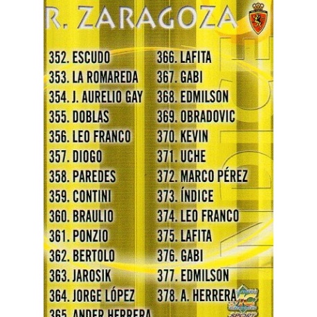 Indice Básica Zaragoza 373