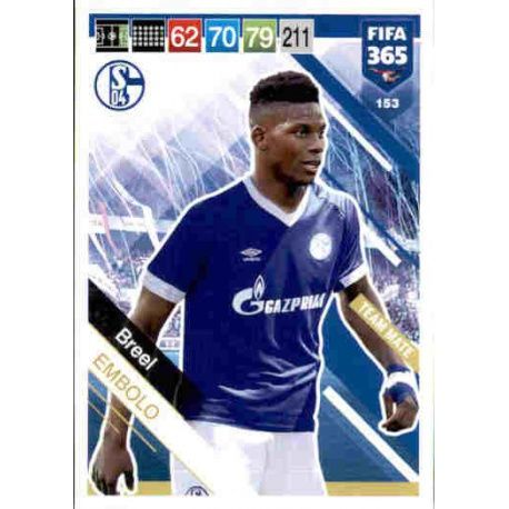 Breel Embolo Schalke 04 153 FIFA 365 Adrenalyn XL