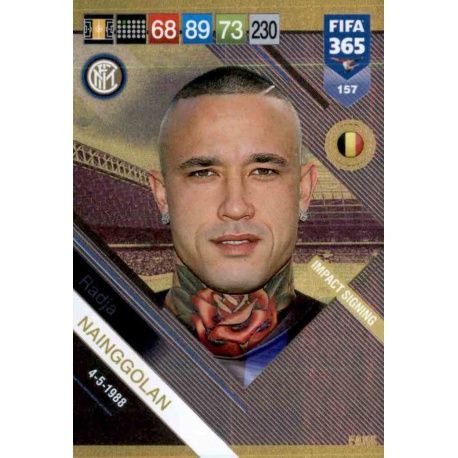 Radja Nainggolan Impact Signing 157 FIFA 365 Adrenalyn XL