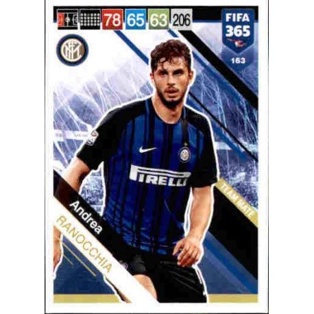 Andrea Ranocchia Internazionale 163 FIFA 365 Adrenalyn XL