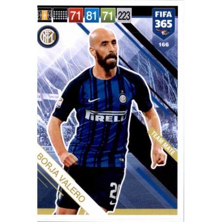 Borja Valero Internazionale 166 FIFA 365 Adrenalyn XL