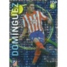 Trading Cards Dominguez Atlético Madrid Top Azul Letras Mundicromo Fichas Liga 2010-11