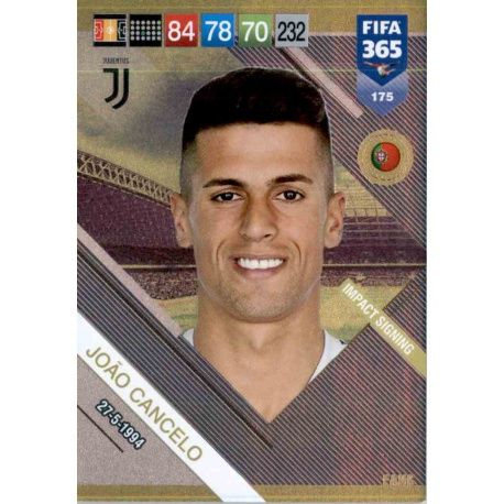 João Cancelo Impact Signing 175 FIFA 365 Adrenalyn XL