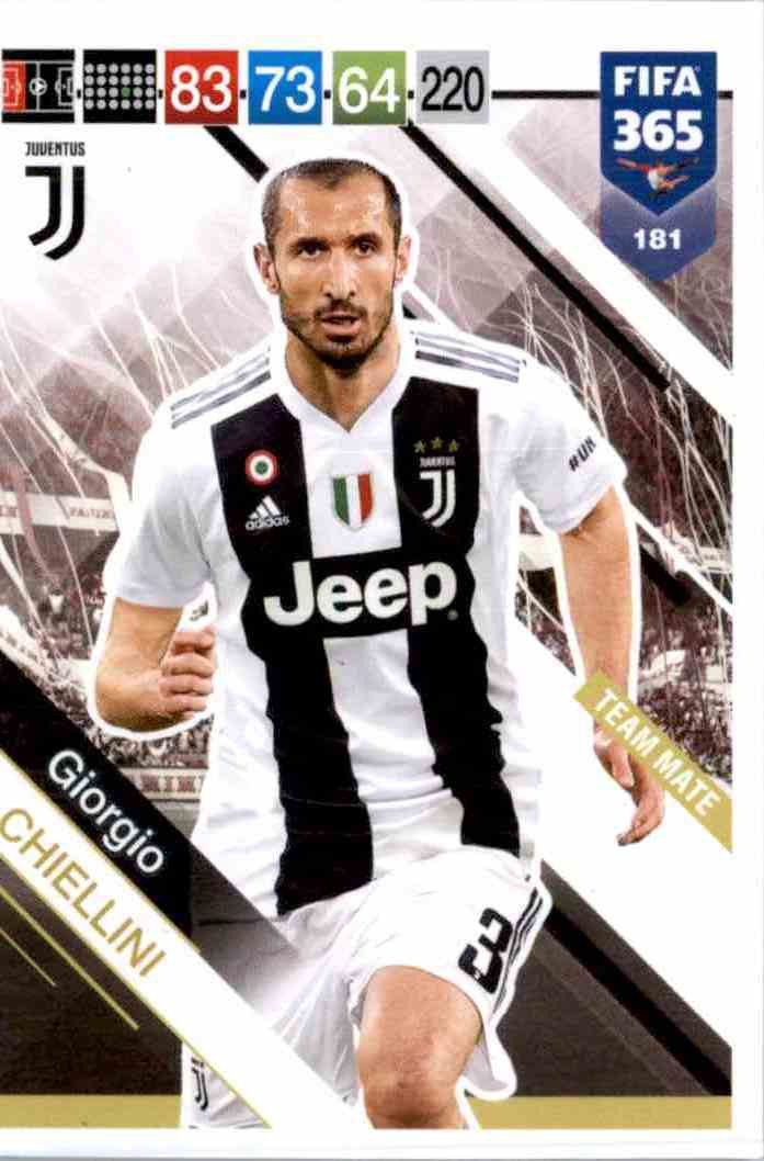Fifa 365 Cards 2019-173 Fans Favourite Giorgio Chiellini 