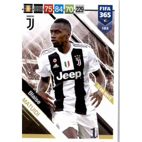 Blaise Matuidi Juventus 183 FIFA 365 Adrenalyn XL