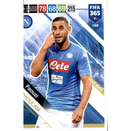 Faouzi Ghoulam SSC Napoli 198 FIFA 365 Adrenalyn XL