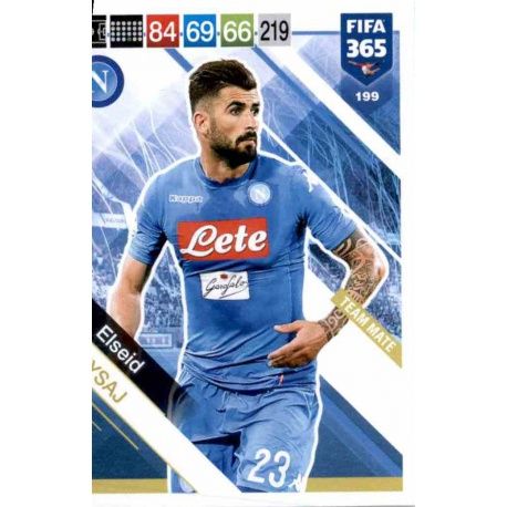 Elseid Hysaj SSC Napoli 199 FIFA 365 Adrenalyn XL