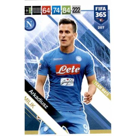 Arkadiusz Milik SSC Napoli 207 FIFA 365 Adrenalyn XL