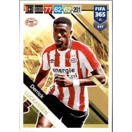Derrick Luckassen PSV Eindhoven 217 FIFA 365 Adrenalyn XL