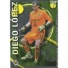 Soccer Trading Cards Diego López Villarreal Top Dorado Mundicromo Fichas Liga 2010-11