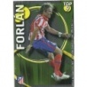 Trading Cards Forlán Atlético Madrid Top Dorado Mundicromo Quiz 2010-11