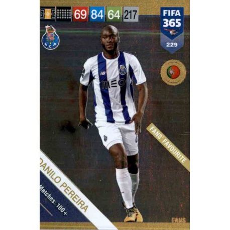 Danilo Pereira Fans Favourite 229 FIFA 365 Adrenalyn XL