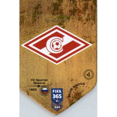 Escudo Spartak Moskva 244 FIFA 365 Adrenalyn XL