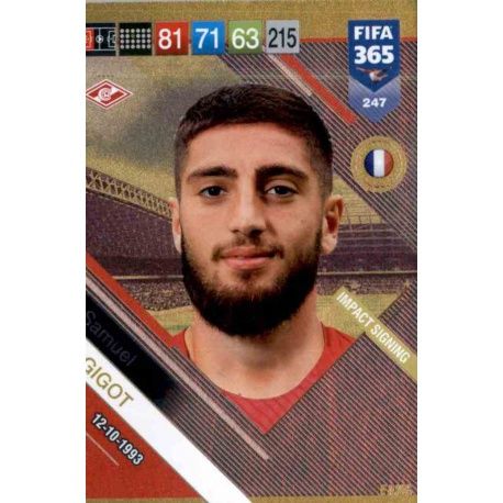 Samuel Gigot Impact Signing 247 FIFA 365 Adrenalyn XL