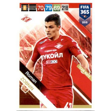 Roman Zobnin Spartak Moskva 255 FIFA 365 Adrenalyn XL