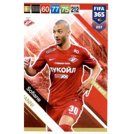 Sofiane Hanni Spartak Moskva 257 FIFA 365 Adrenalyn XL
