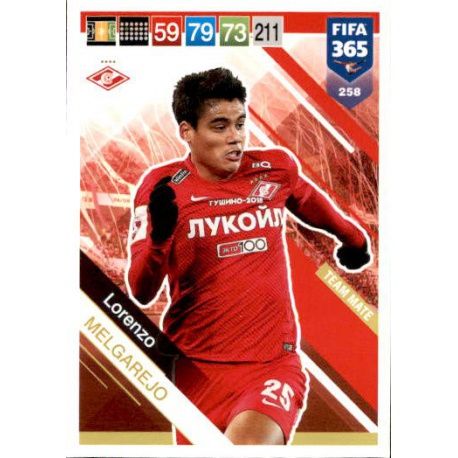 Lorenzo Melgarejo Spartak Moskva 258 FIFA 365 Adrenalyn XL