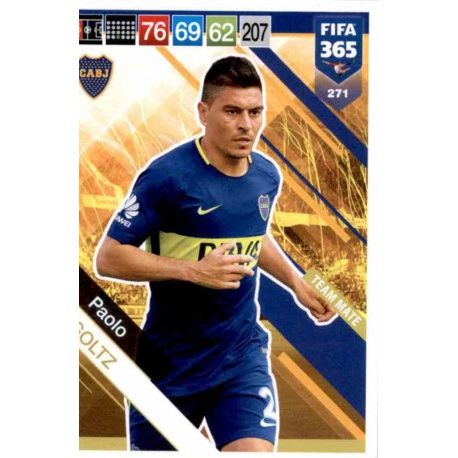 Paolo Goltz Boca Juniors 271 FIFA 365 Adrenalyn XL