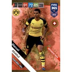 Manuel Akanji Defensive Rock 313 FIFA 365 Adrenalyn XL
