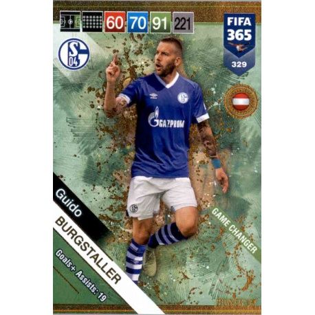 Guido Burgstaller Game Changers 329 FIFA 365 Adrenalyn XL