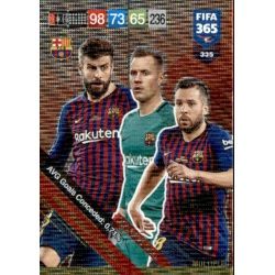 Barcelona Defensive Wall 335 FIFA 365 Adrenalyn XL