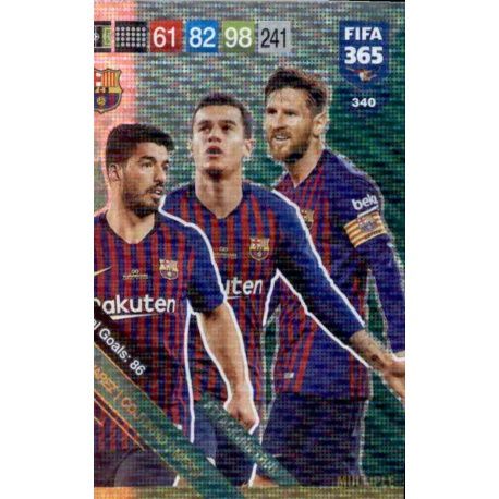Barcelona Attacking Trio 340 FIFA 365 Adrenalyn XL
