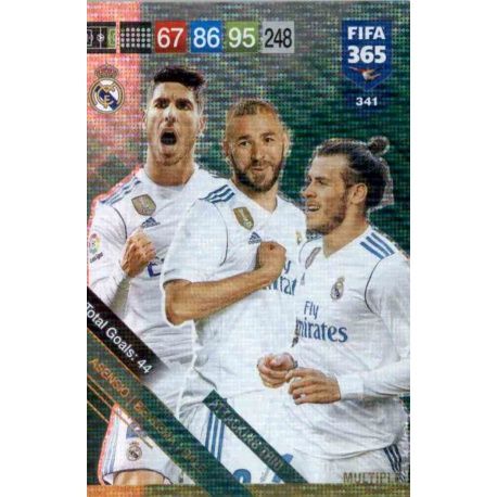Real Madrid Attacking Trio 341 FIFA 365 Adrenalyn XL