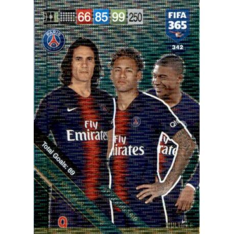 PSG Attacking Trio 342 FIFA 365 Adrenalyn XL