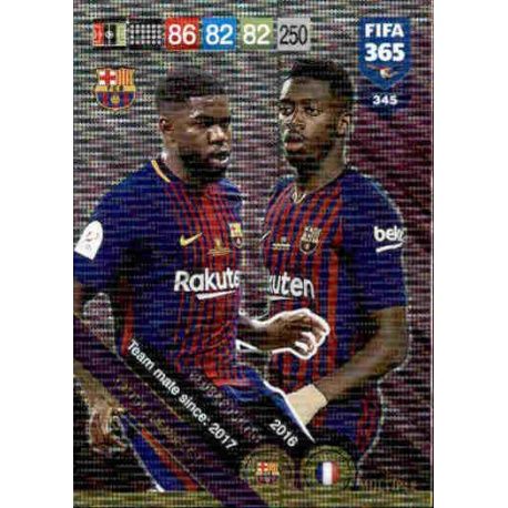 Umtiti / Dembélé Barcelona Club Country 345 FIFA 365 Adrenalyn XL