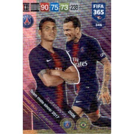 Thiago Silva / Dani Alves PSG Club Country 346 FIFA 365 Adrenalyn XL