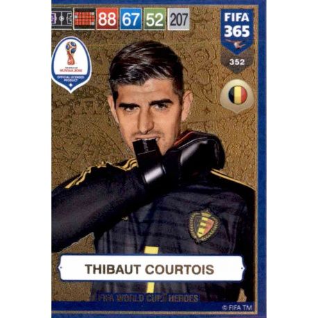 Thibaut Courtois FIFA World Cup Heroes 352 FIFA 365 Adrenalyn XL