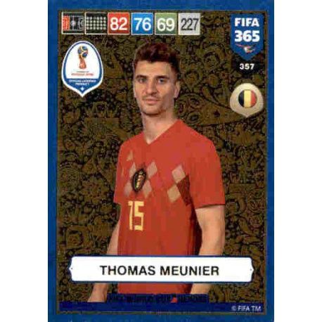 Thomas Meunier FIFA World Cup Heroes 357 FIFA 365 Adrenalyn XL