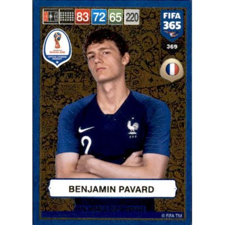Benjamin Pavard FIFA World Cup Heroes 369 FIFA 365 Adrenalyn XL