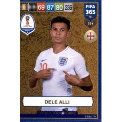 Dele Alli FIFA World Cup Heroes 381 FIFA 365 Adrenalyn XL