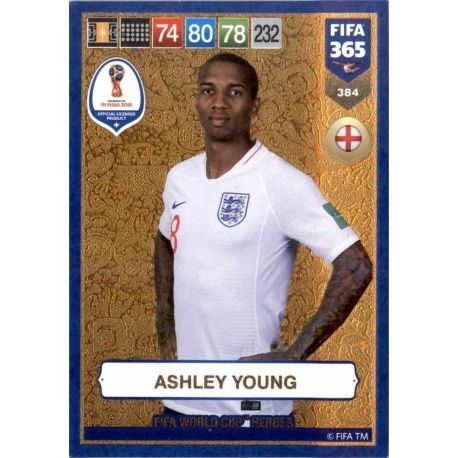 Ashley Young FIFA World Cup Heroes 384 FIFA 365 Adrenalyn XL
