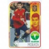 Trading Cards Morata Doble Foto Álbum De La Selección Española 2021