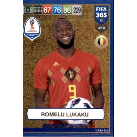 Romelu Lukaku FIFA World Cup Heroes 390 FIFA 365 Adrenalyn XL