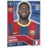Sale Sticker of Samuel Umtiti Topps Champions 2020 21