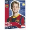 Buy Topps Sticker Frenkie De Jong Champions League Sticker Album 20-21