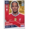 Sale Sticker of Virgil van Dijk Topps Champions 2020 21
