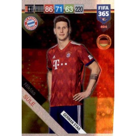 Niklas Süle German Stars 404 FIFA 365 Adrenalyn XL