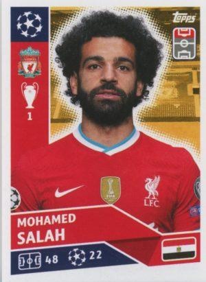 Mo Salah FC Liverpool Nr 272 Topps Champions League Sticker 19/20 