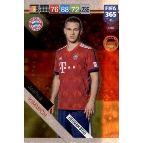 Joshua Kimmich German Stars 406 FIFA 365 Adrenalyn XL