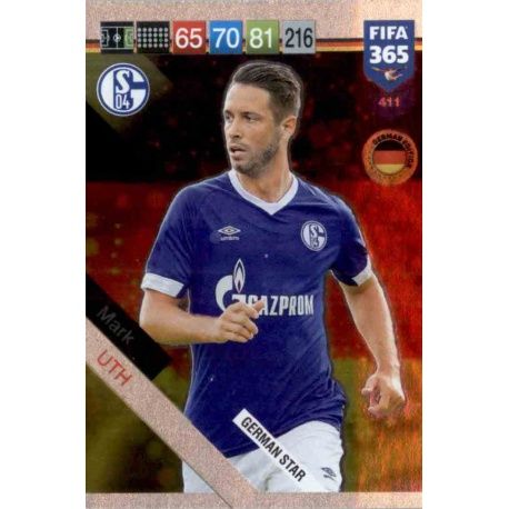 Mark Uth German Stars 411 FIFA 365 Adrenalyn XL